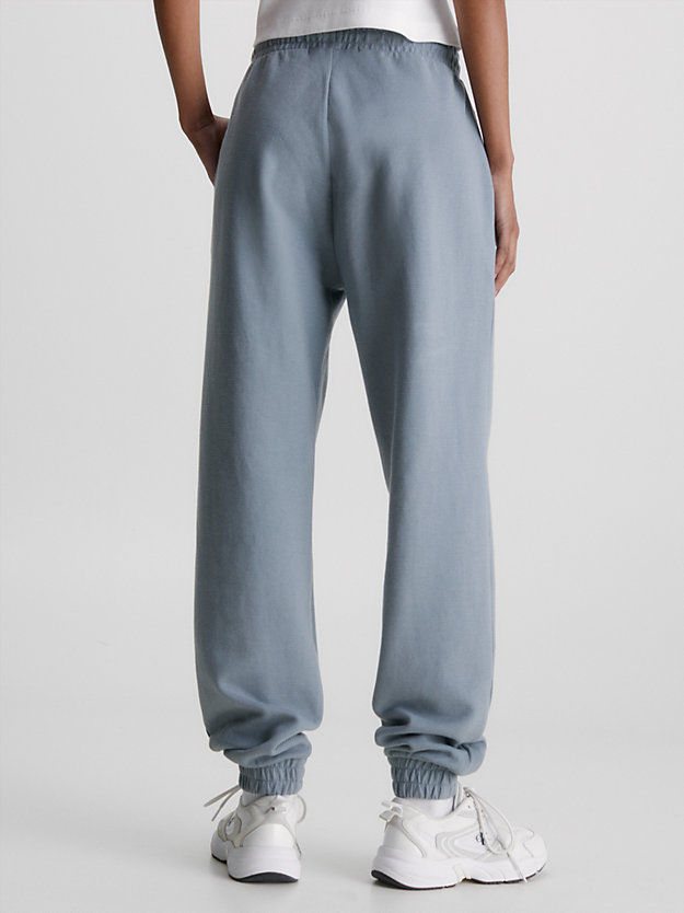 OVERCAST GREY Relaxed Ribbed Ottoman Joggers for women CALVIN KLEIN JEANS