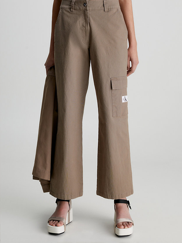 SHITAKE Pantalon cargo en toile de coton for femmes CALVIN KLEIN JEANS