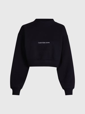 Cropped Monogram Sweatshirt Calvin Klein®