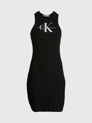 Slim Ribbed Monogram Tank Dress Calvin Klein® | J20J220754BEH