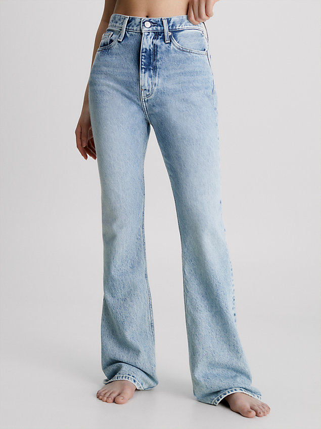 jeans bootcut originali blue da donne calvin klein jeans