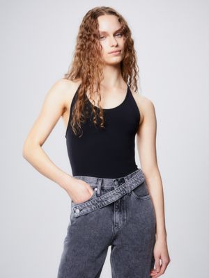 toewijzen mobiel top Bodysuit met bandjes en open rug Calvin Klein® | J20J220974BEH