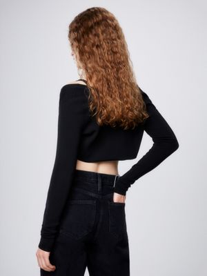 Black long 2025 sleeve bolero