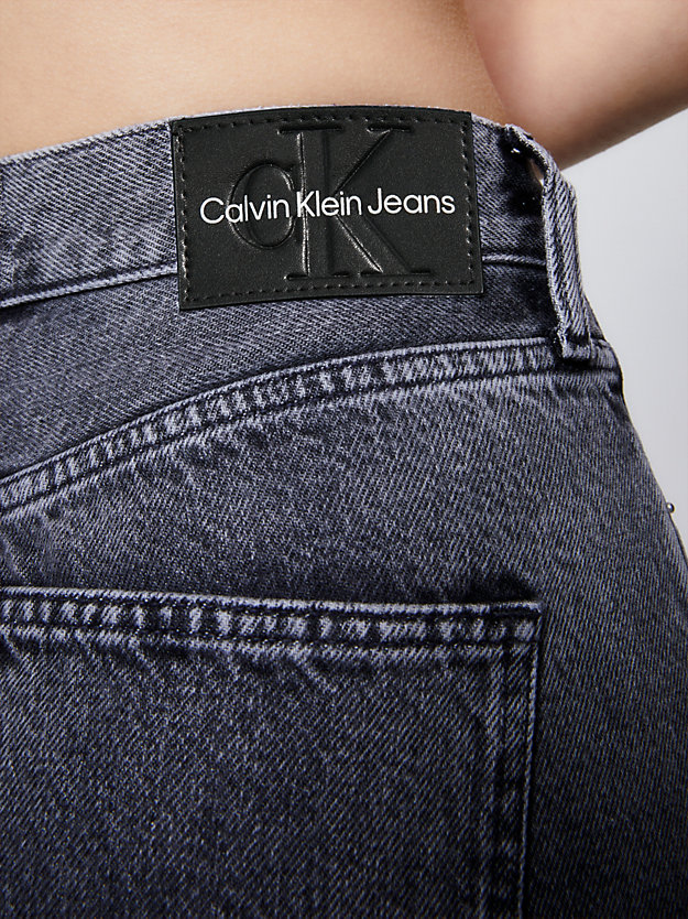 DENIM GREY High Rise Straight Jeans de mujer CALVIN KLEIN JEANS