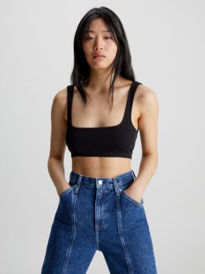 Calvin klein 2025 ribbed bralette