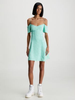 Crepe Off-Shoulder Mini Dress Calvin Klein® | J20J2210730H7