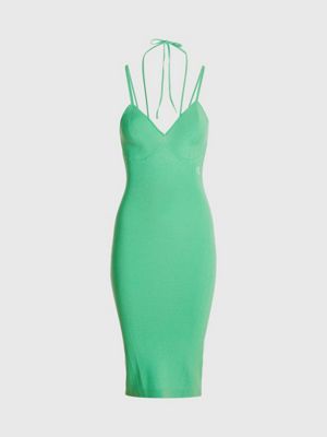 Organic Cotton Tie Neck Dress Calvin Klein® | J20J221156L1C