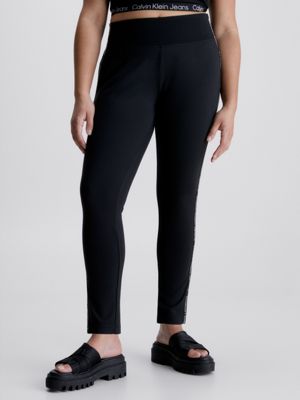 Burger Bezwaar biologisch Grote maat legging met logo tape Calvin Klein® | J20J221203BEH