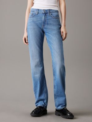 denim low rise straight jeans for women calvin klein jeans