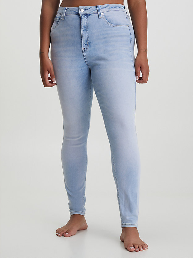 jean skinny high rise denim light pour femmes calvin klein jeans