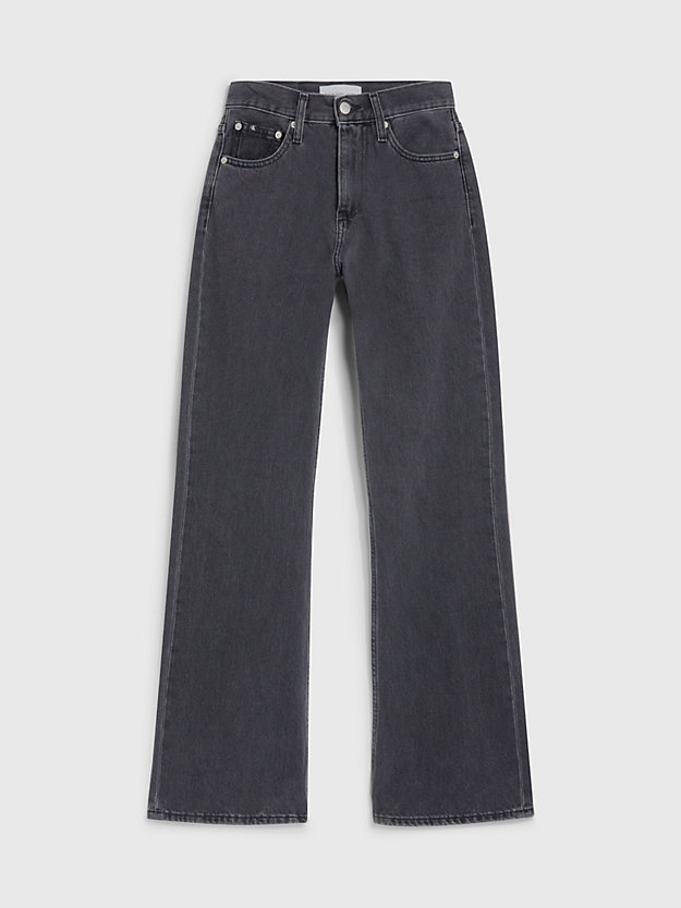 jean bootcut authentique denim black pour femmes calvin klein jeans