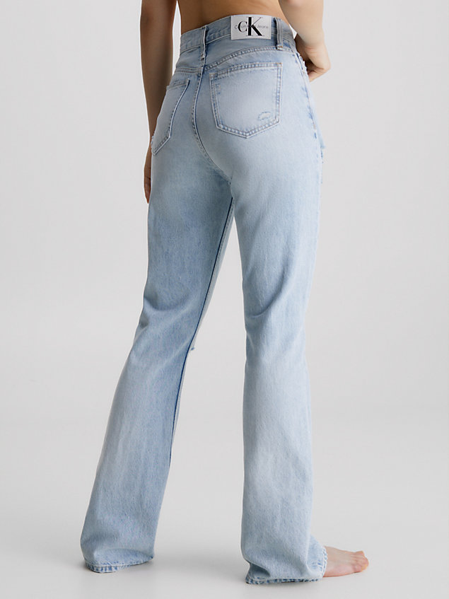 jeans bootcut blue de mujer calvin klein jeans
