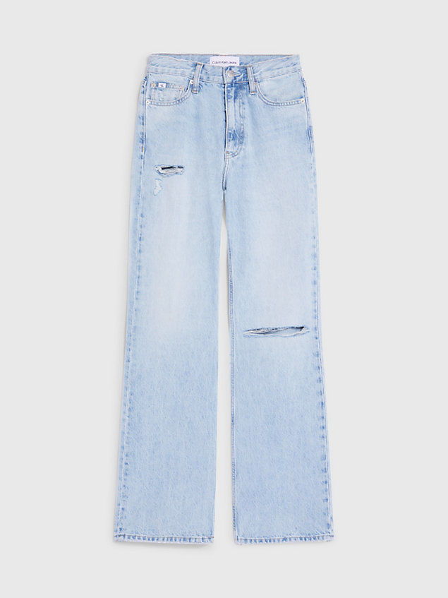 blue authentic bootcut jeans für damen - calvin klein jeans