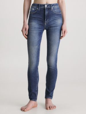 CALVIN KLEIN JEANS - Women's mid-rise skinny jeans - Blue - OT-ZW0ZW021851AA