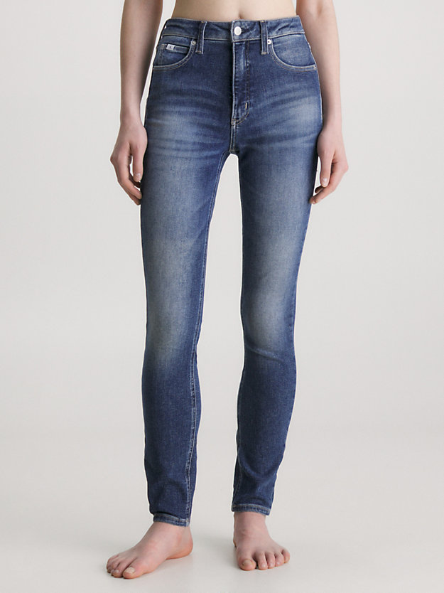 jean skinny high rise denim dark pour femmes calvin klein jeans