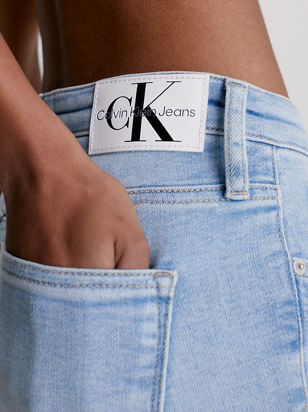 denim medium jeansy high rise super skinny dla kobiety - calvin klein jeans