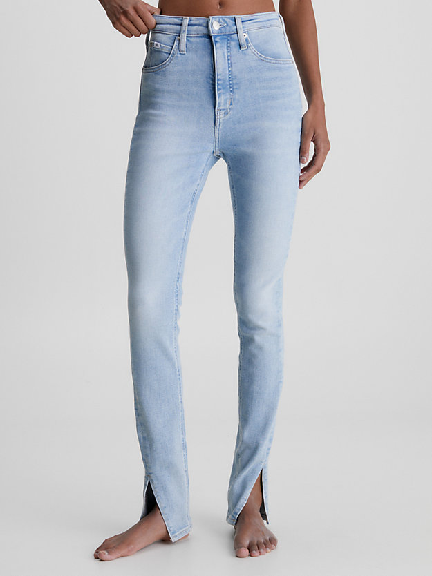 DENIM MEDIUM High Rise Super Skinny Jeans für Damen CALVIN KLEIN JEANS