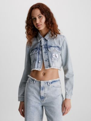 Kilde høj Forkert Super Cropped Denim Jacket Calvin Klein® | J20J2212591AA