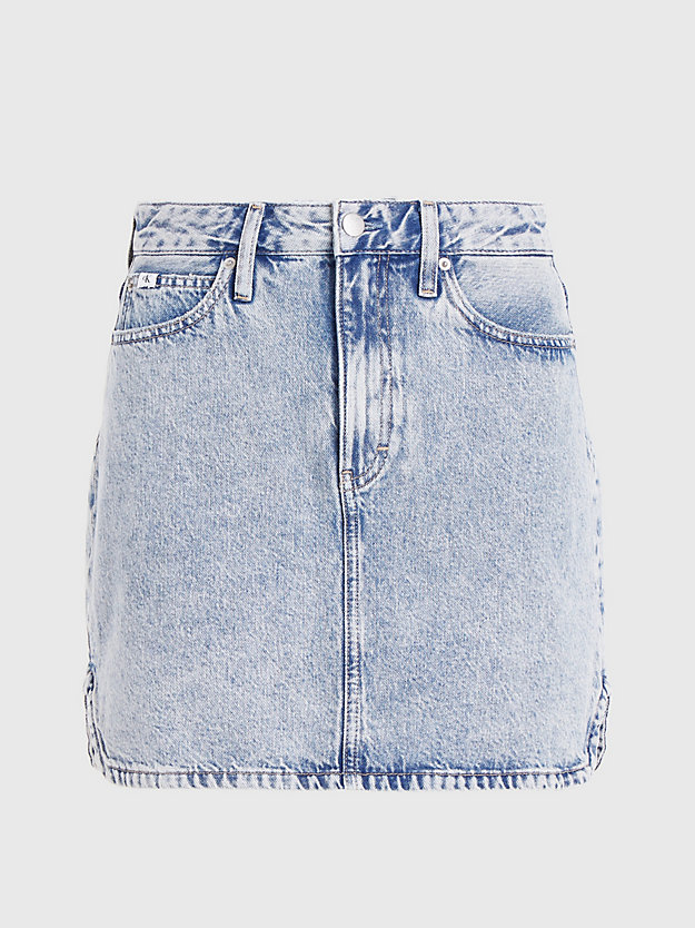 denim light denim mini skirt for women calvin klein jeans