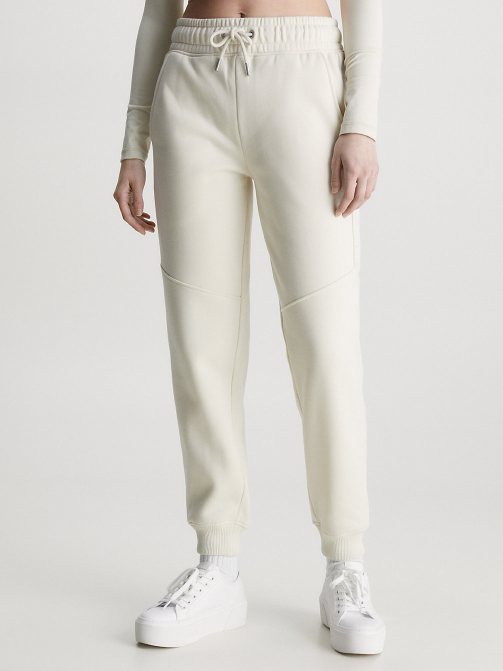 EGGSHELL > Swobodne Spodnie Dresowe Z Taśmą Z Logo > undefined Kobiety - Calvin Klein