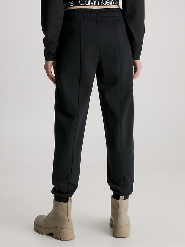 CK BLACK Swobodne spodnie dresowe z taśmą z logo dla Kobiety CALVIN KLEIN JEANS