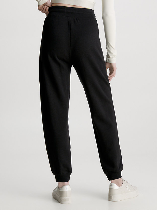 CK BLACK Spodnie dresowe z bawełny organicznej dla Kobiety CALVIN KLEIN JEANS