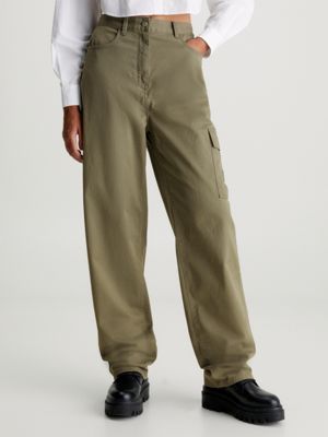 Cotton Twill Cargo Pants Calvin Klein®