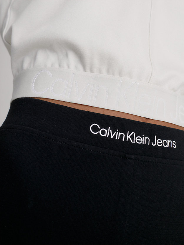 ck black milano jersey cycling shorts for women calvin klein jeans