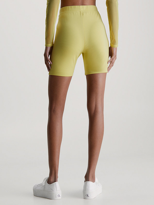 gold milano jersey cycling shorts for women calvin klein jeans