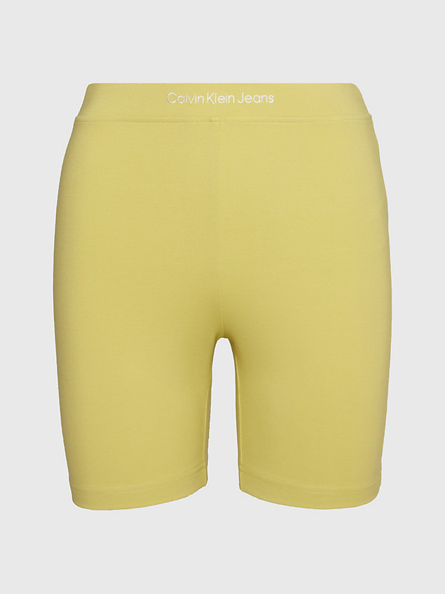 gold milano jersey cycling shorts for women calvin klein jeans