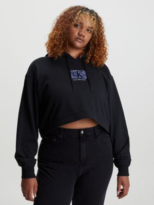 Oversized Cropped Logo Hoodie Calvin Klein® | J20J221332BEH