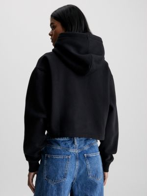 Oversized Cropped Logo Hoodie Calvin Klein® | J20J221332BEH