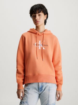 Orange calvin shop klein hoodie