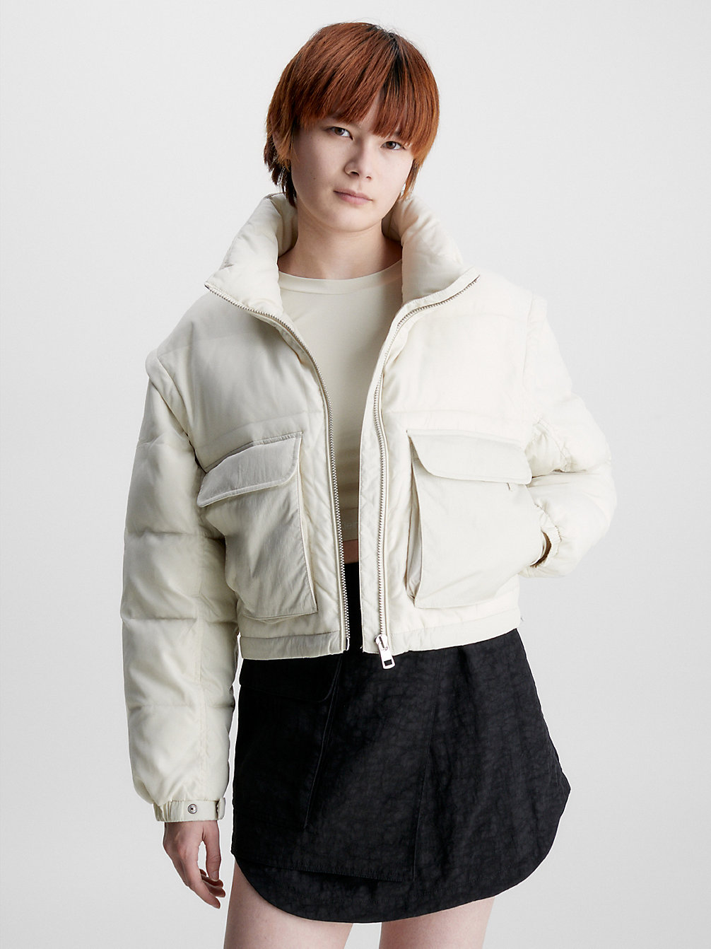 EGGSHELL 2-In-1 Relaxed Puffer Jacket undefined women Calvin Klein