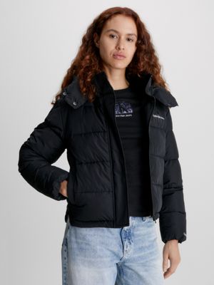 Recycled Polyester Hooded Puffer Jacket Calvin Klein® | J20J221377BEH