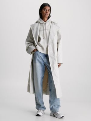 Glossy Oversized Trench Coat Calvin Klein® | J20J221389ACF