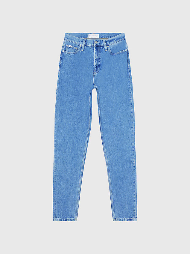 blue mom jeans voor dames - calvin klein jeans
