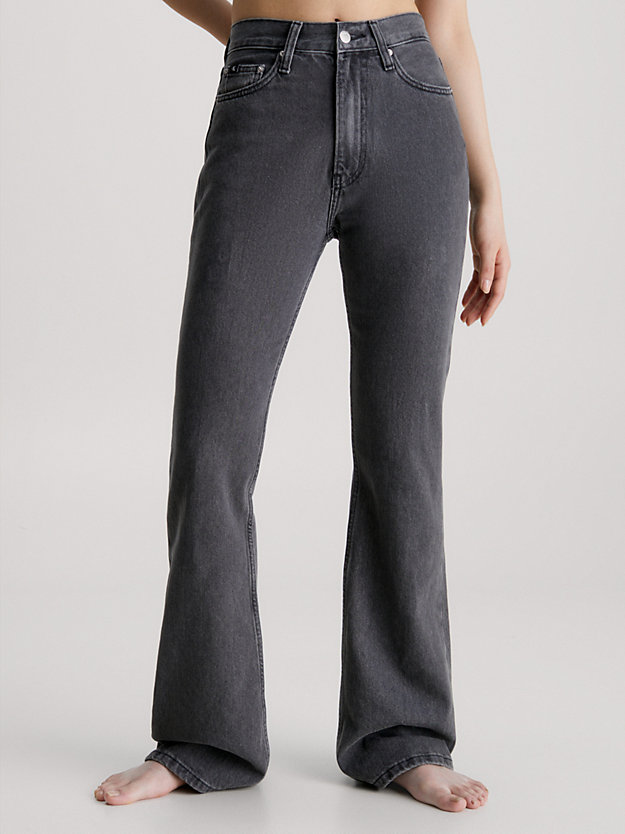 denim black oryginalne jeansy bootcut dla kobiety - calvin klein jeans