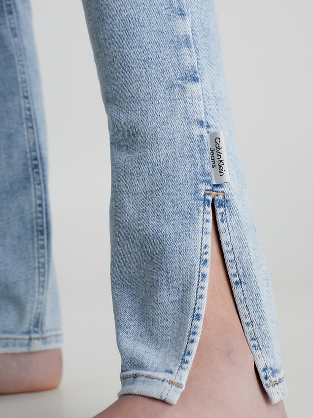 blue high rise super skinny jeans voor dames - calvin klein jeans
