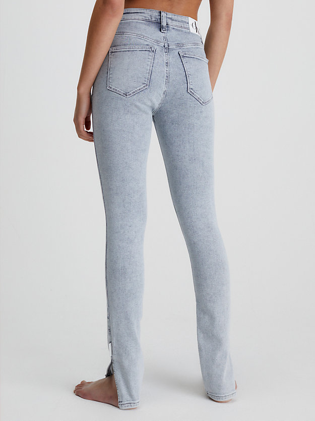 DENIM GREY High Rise Super Skinny Jeans für Damen CALVIN KLEIN JEANS