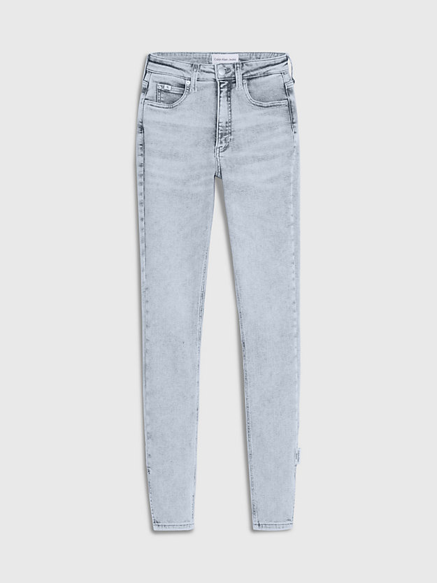 DENIM GREY High Rise Super Skinny jeans voor dames CALVIN KLEIN JEANS