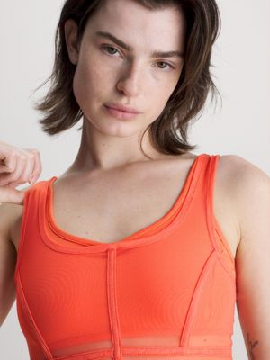 ACDAY Camicette da donna con maniche a 3/4, con scollo a V, in chiffon, a doppio strato, a rete fluida, Nero e bianco, L