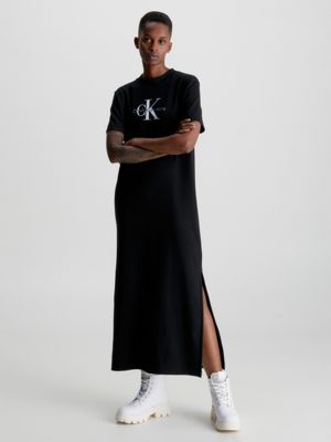 Monogram Maxi T-shirt Dress Calvin J20J221519BEH | Klein®