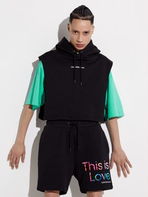 reguleren Beschrijving oog Cropped mouwloze hoodie - Pride Calvin Klein® | J20J221550BEH