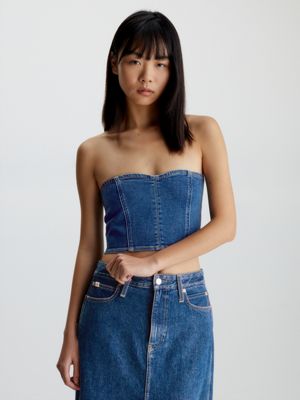 Denim Bustier Top Calvin Klein® | J20J2215601A4