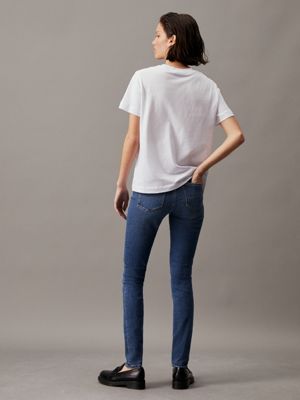 Buy Calvin Klein Jeans Mid Rise Colour Block Leggings - NNNOW.com