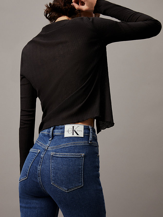 denim high rise skinny jeans for women calvin klein jeans