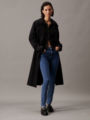 CALVIN KLEIN JEANS - Women's mid-rise skinny jeans - Blue - OT-ZW0ZW021851AA
