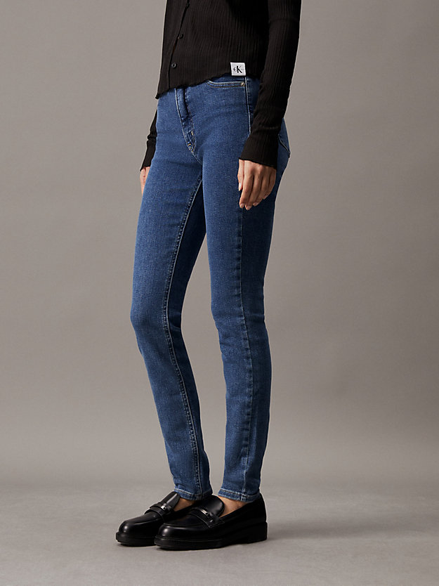 jean skinny high rise denim medium pour femmes calvin klein jeans
