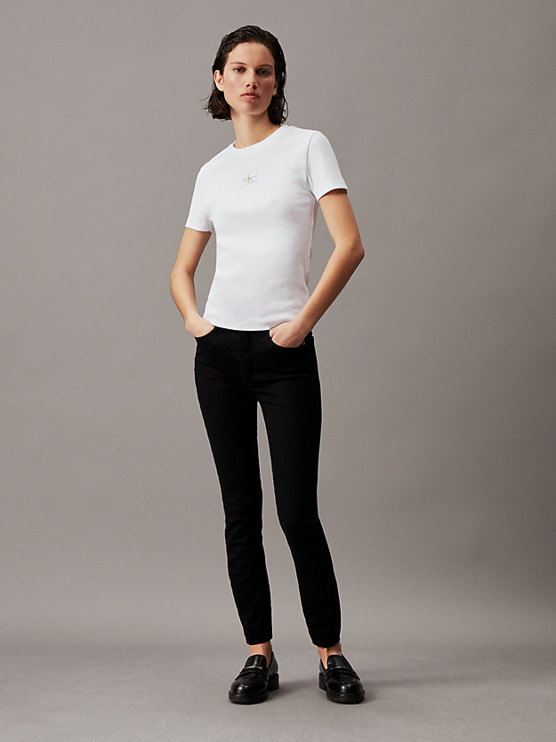 DENIM BLACK High Rise Super Skinny Ankle Jeans für Damen CALVIN KLEIN JEANS